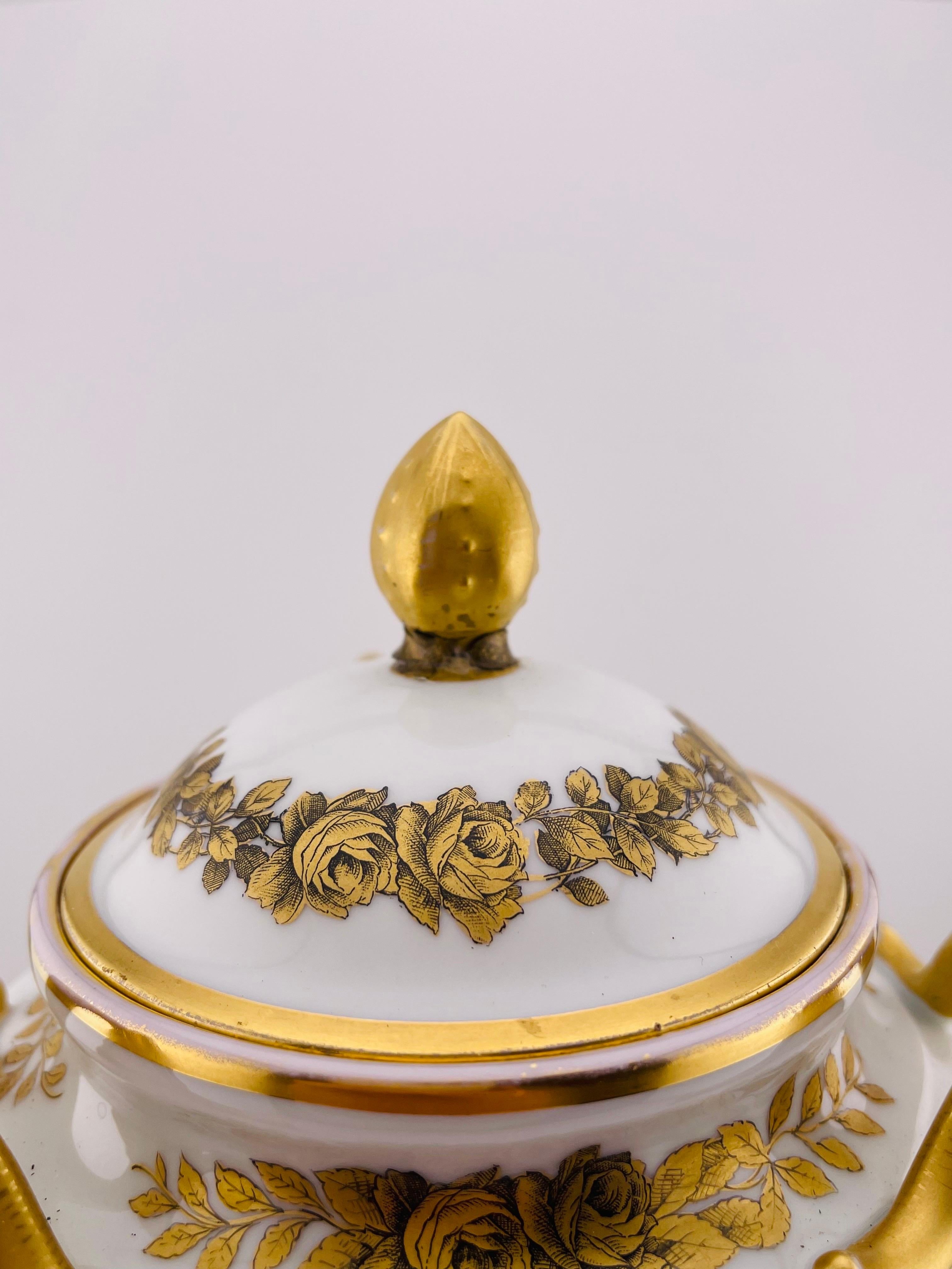 Raro vaso Rosenthal d'epoca con coperchio, isorismo Capricorno in vendita 2