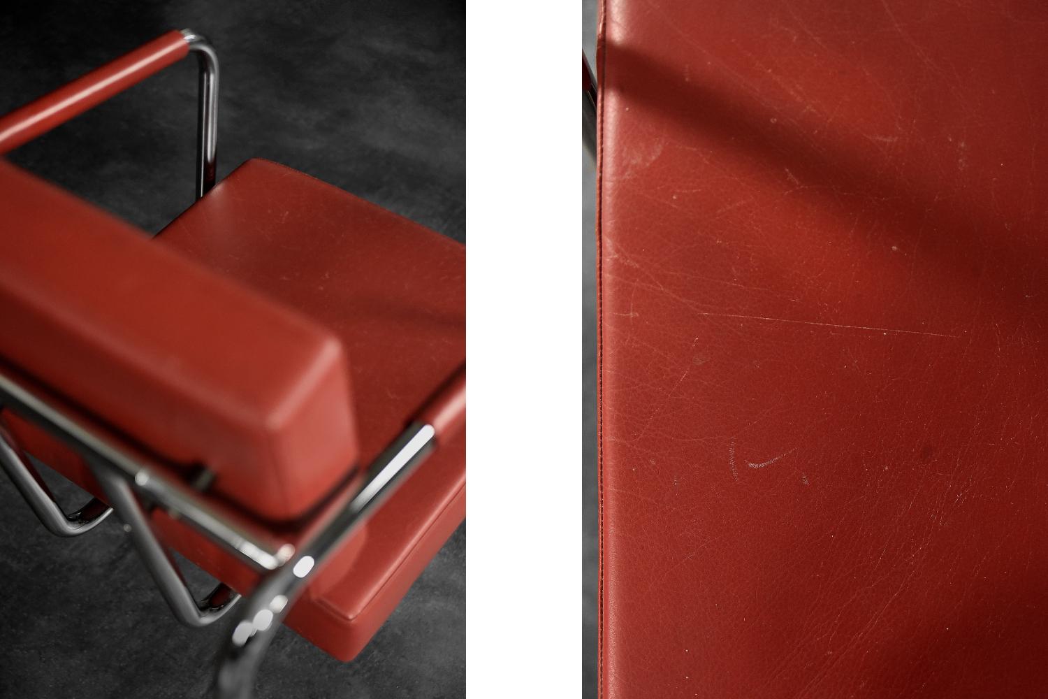 Rare fauteuil scandinave Bauhaus chromé et en cuir de Torben Skov en vente 8