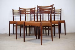 Rare Vintage Set of Six Dining Chairs by Svend Aage Madsen