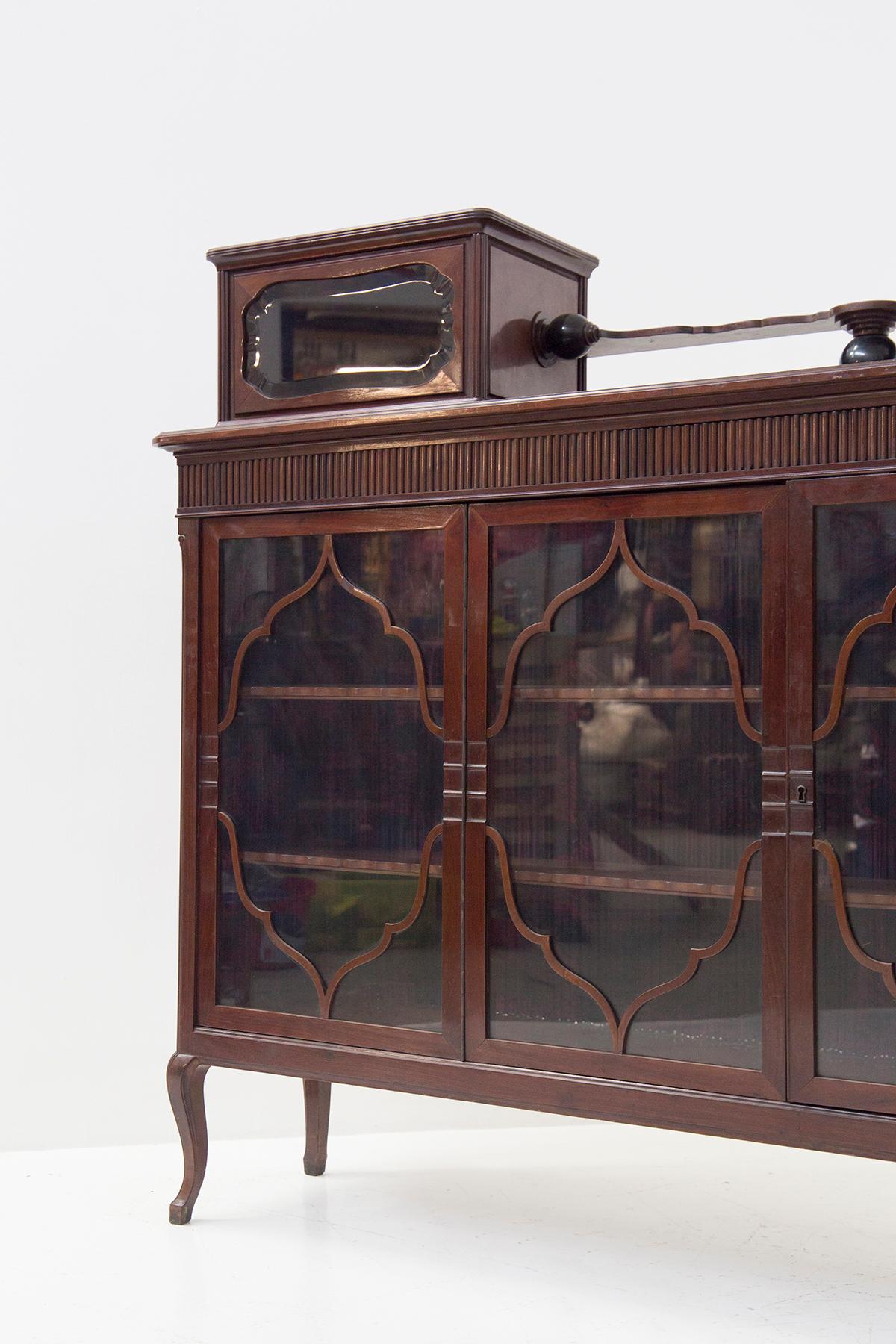 Mid-20th Century Rare Vintage Showcase from a House used for Furhery For Sale