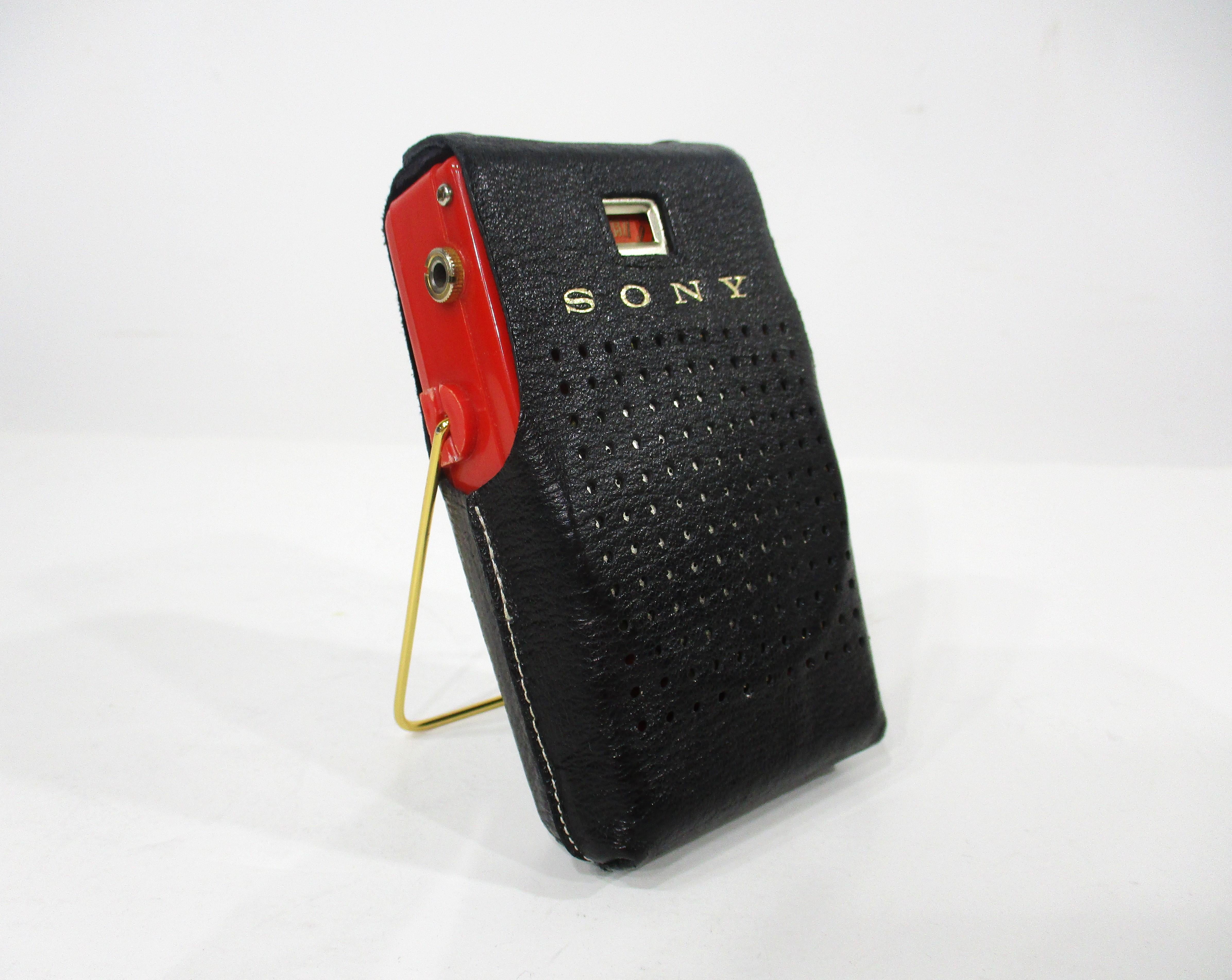 Sony produced the TR-610 in November of 1958 as what is now known as a shirt pocket transistor radio . Before that time most radios were large and were not portable or very easy to carry around . The TR -610 is the most representative of all the