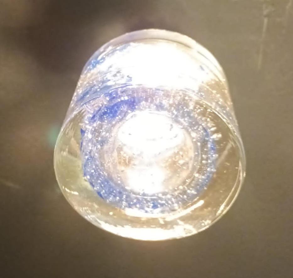 Blown Glass Rare Vintage Spot Light by Sciolari For Sale