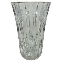 Rare vase vintage en cristal de St. Louis fabriqué en France