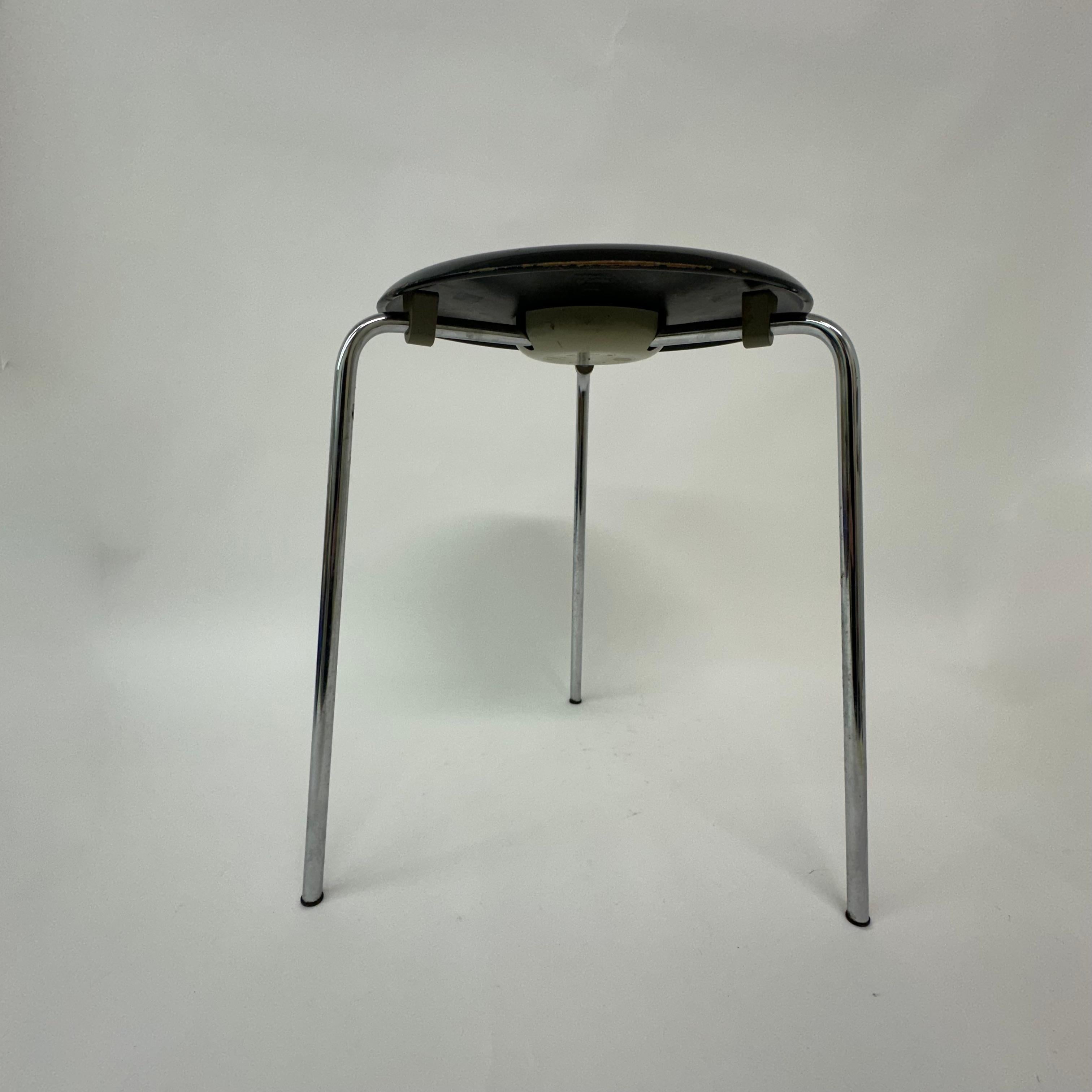 Rare vintage stool model 3170 by Arne Jacobsen for Fritz Hansen , 1970’s For Sale 7