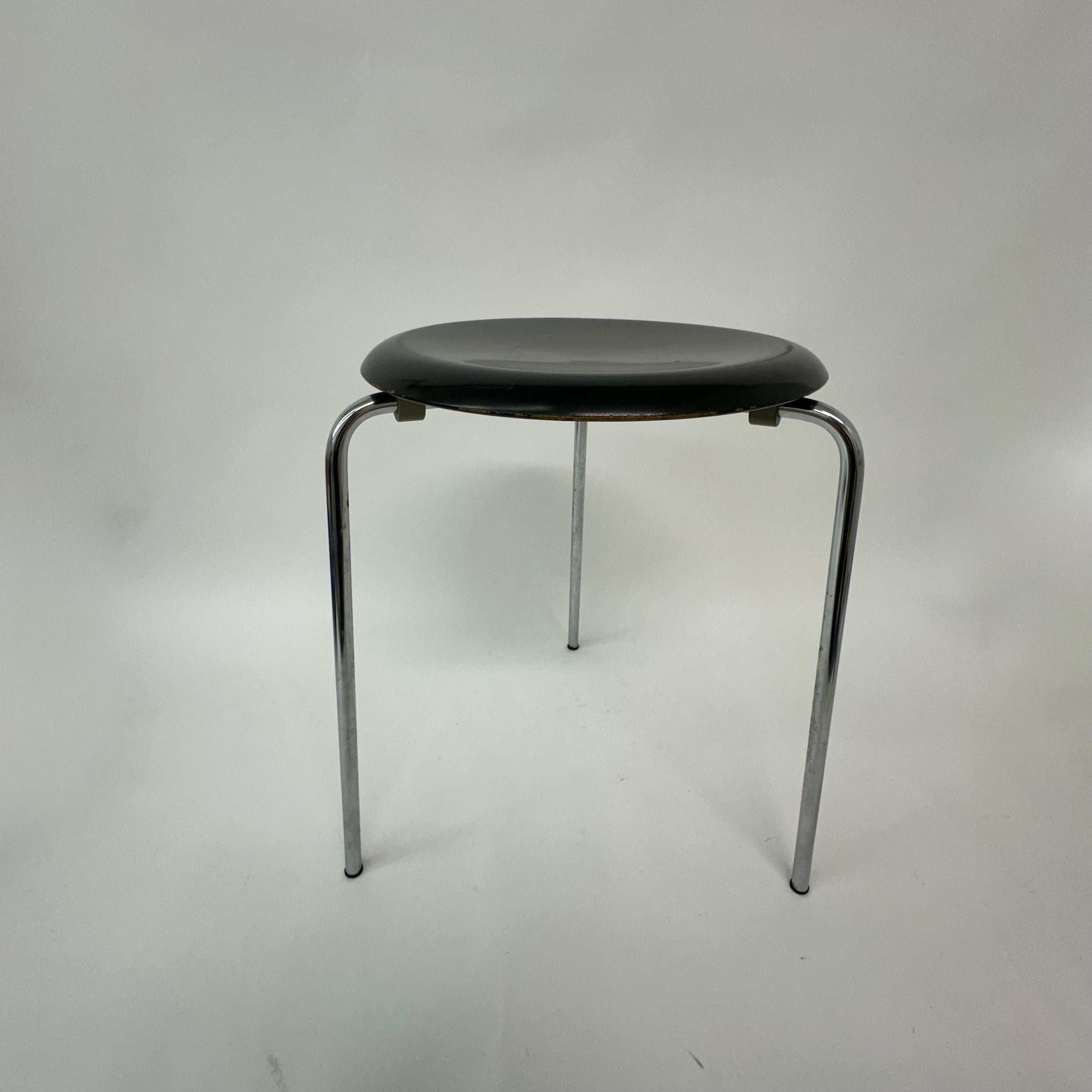 Rare tabouret vintage modèle 3170 par Arne Jacobsen pour Fritz Hansen , années 1970 en vente 8