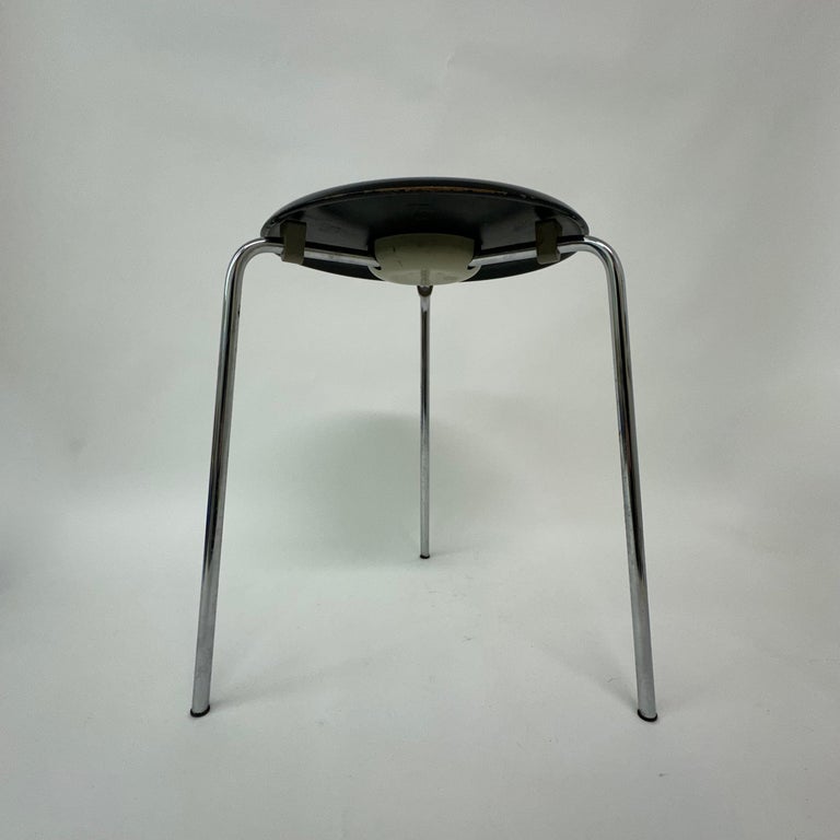 Rare vintage stool model 3170 by Arne Jacobsen for Fritz Hansen