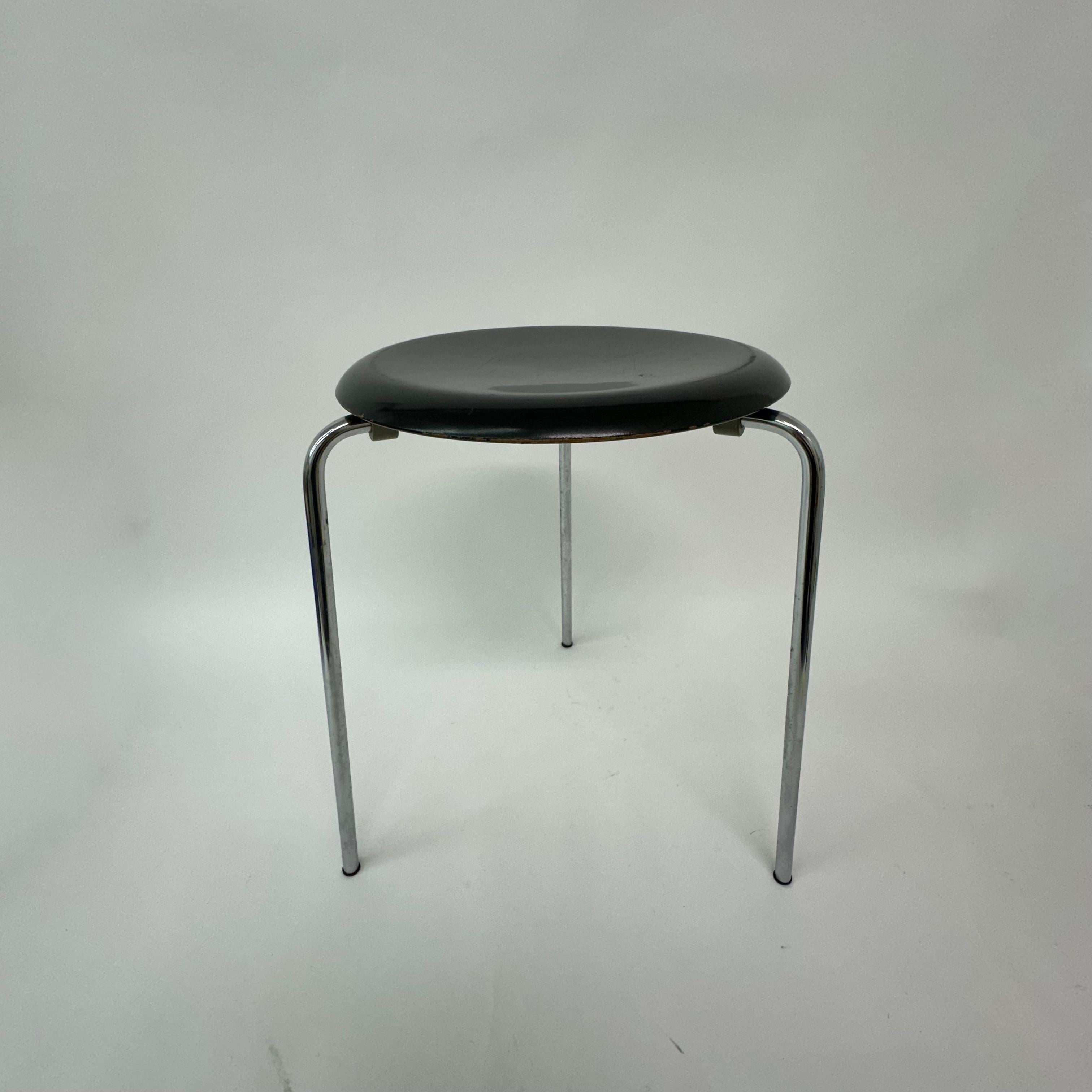 Swedish Rare vintage stool model 3170 by Arne Jacobsen for Fritz Hansen , 1970’s For Sale