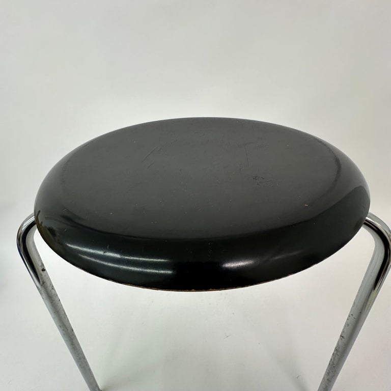 Rare vintage stool model 3170 by Arne Jacobsen for Fritz