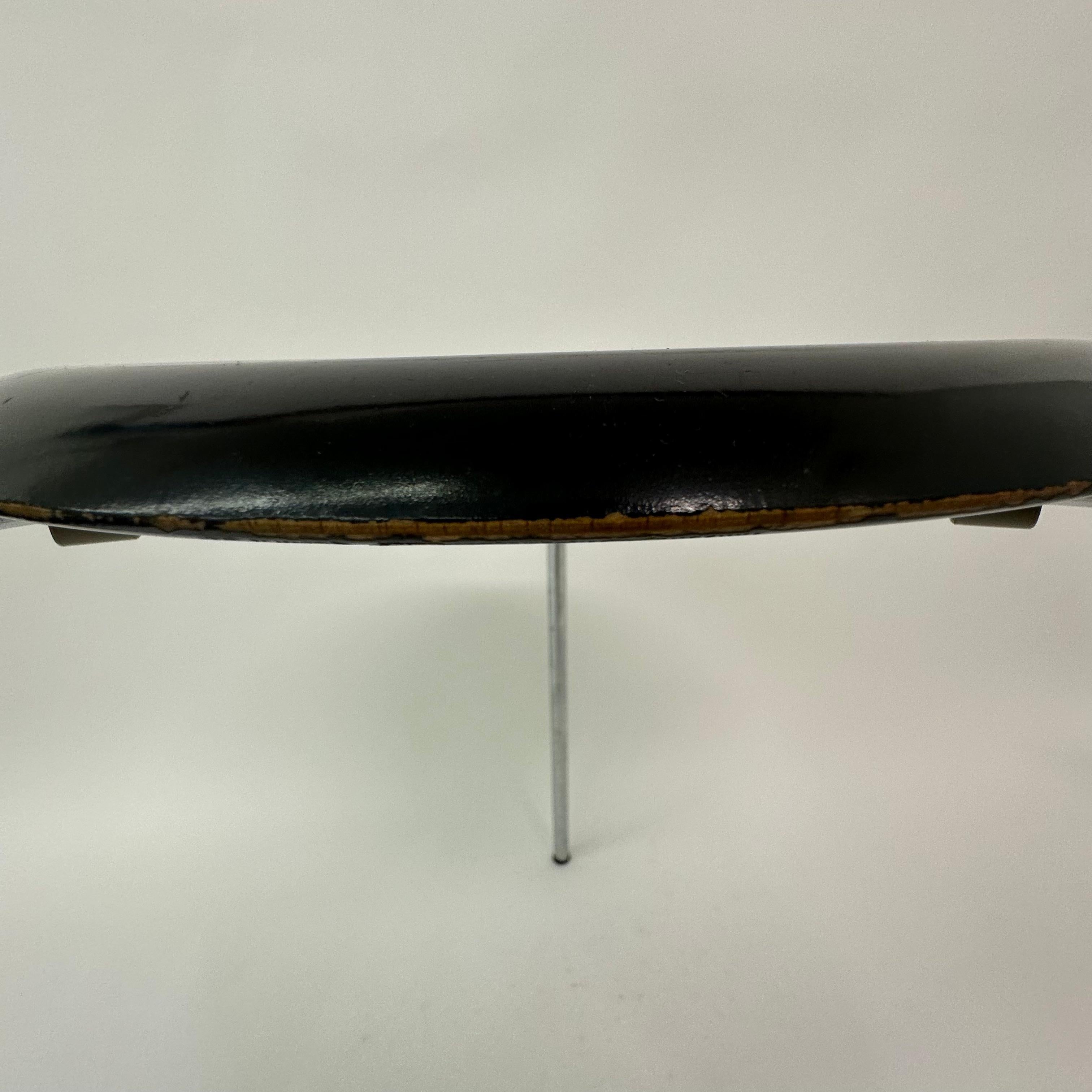 Rare tabouret vintage modèle 3170 par Arne Jacobsen pour Fritz Hansen , années 1970 en vente 2