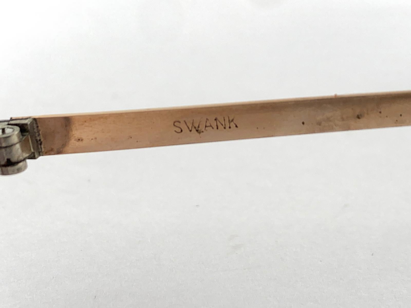 Rare Vintage Swank Barbudo Frame 1960'S Sunglasses Made In Spain For Sale 2