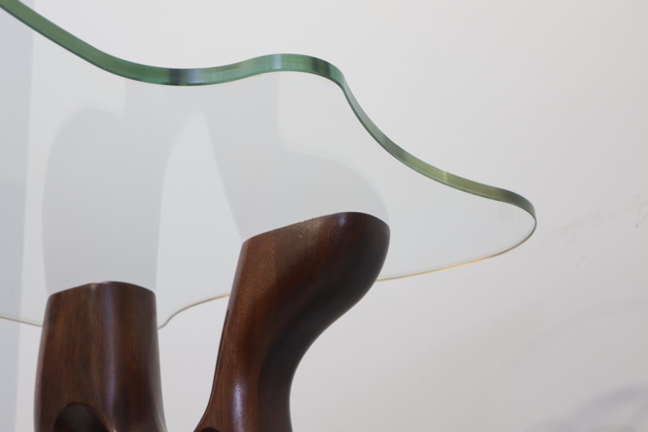 Rare Vintage  Table Console by Paul Laszlo 1950 Signed For Sale 6