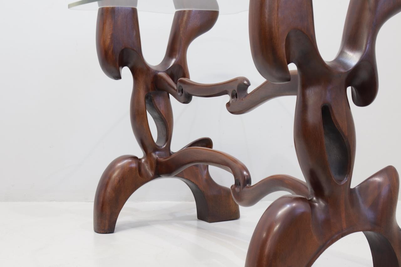 Rare Vintage  Table Console by Paul Laszlo 1950 Signed For Sale 7