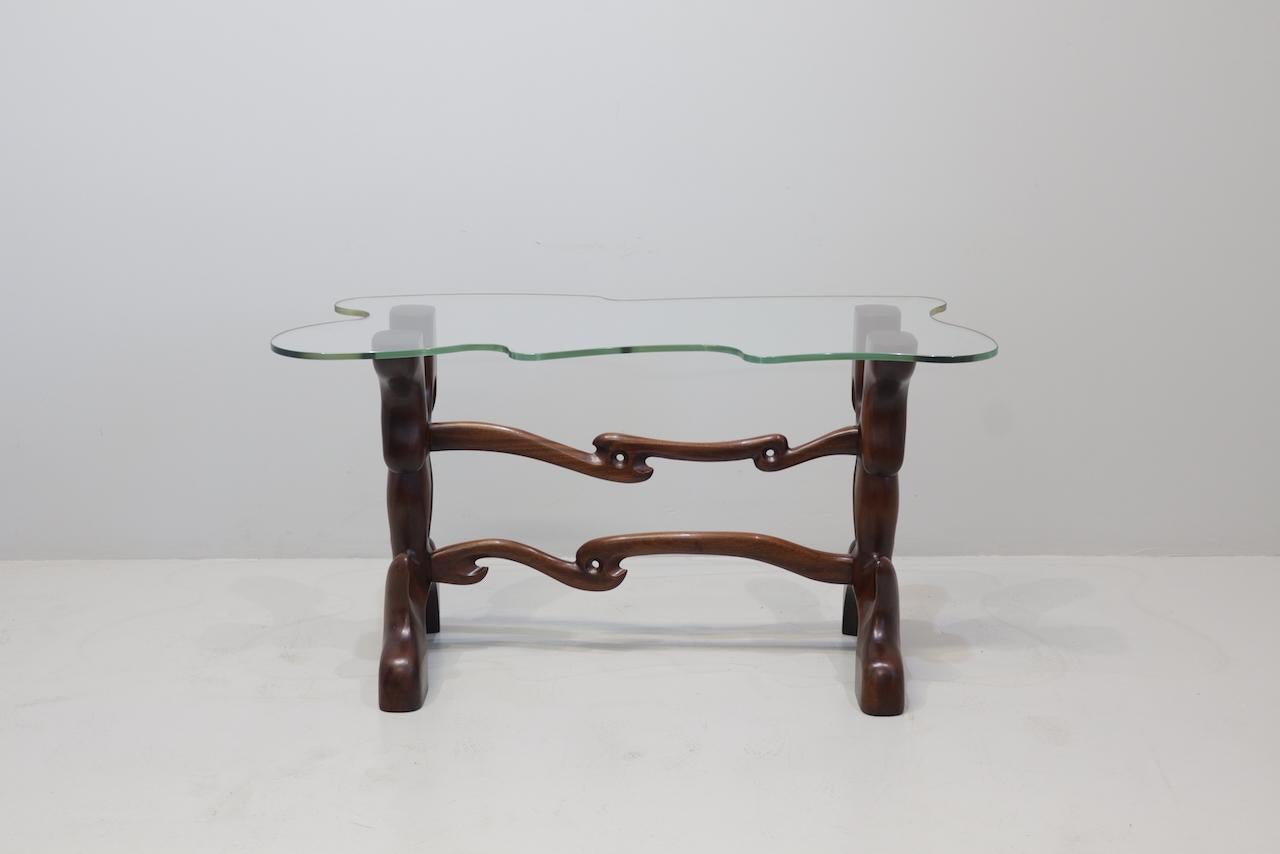 Rare Vintage  Table Console by Paul Laszlo 1950 Signed For Sale 11