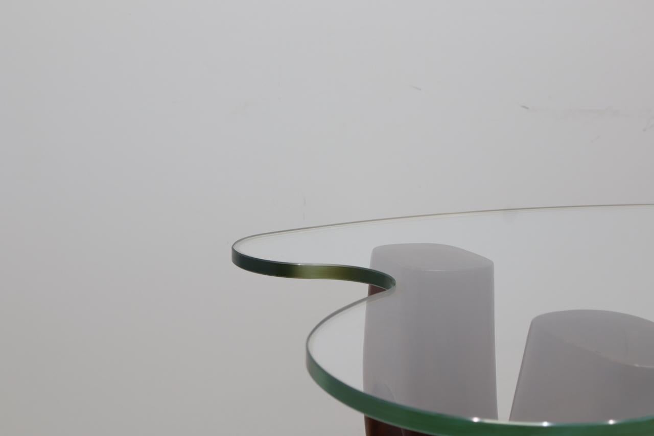 Wood Rare Vintage  Table Console by Paul Laszlo 1950 Signed For Sale