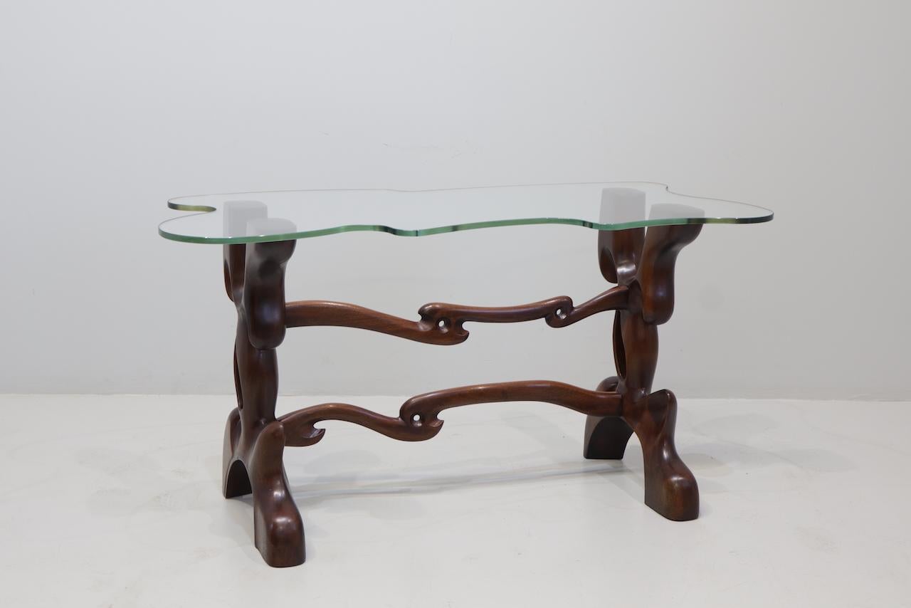 Rare Vintage  Table Console by Paul Laszlo 1950 Signed For Sale 1