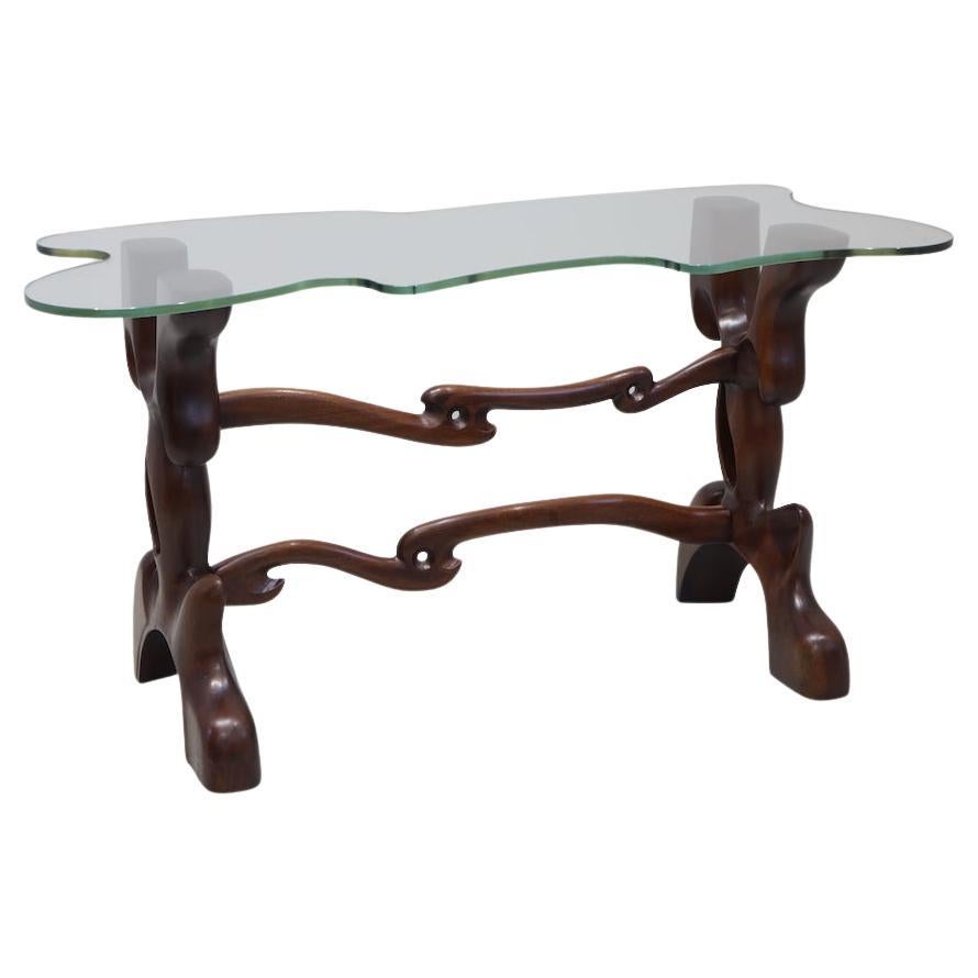 Rare Vintage  Table Console by Paul Laszlo 1950 Signed