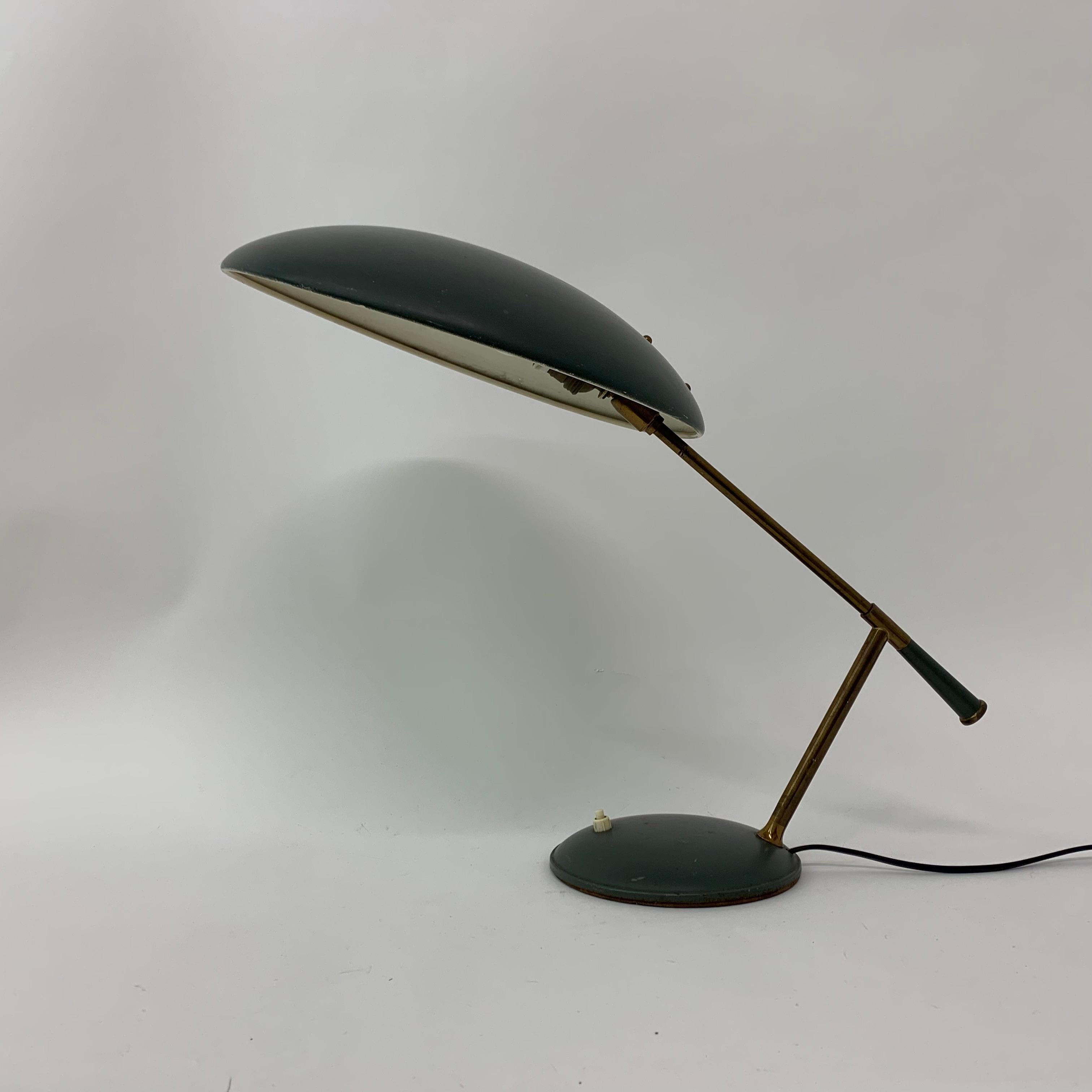 Rare Vintage Table Lamp by Louis C. Kalff for Philips, 1950s For Sale 5