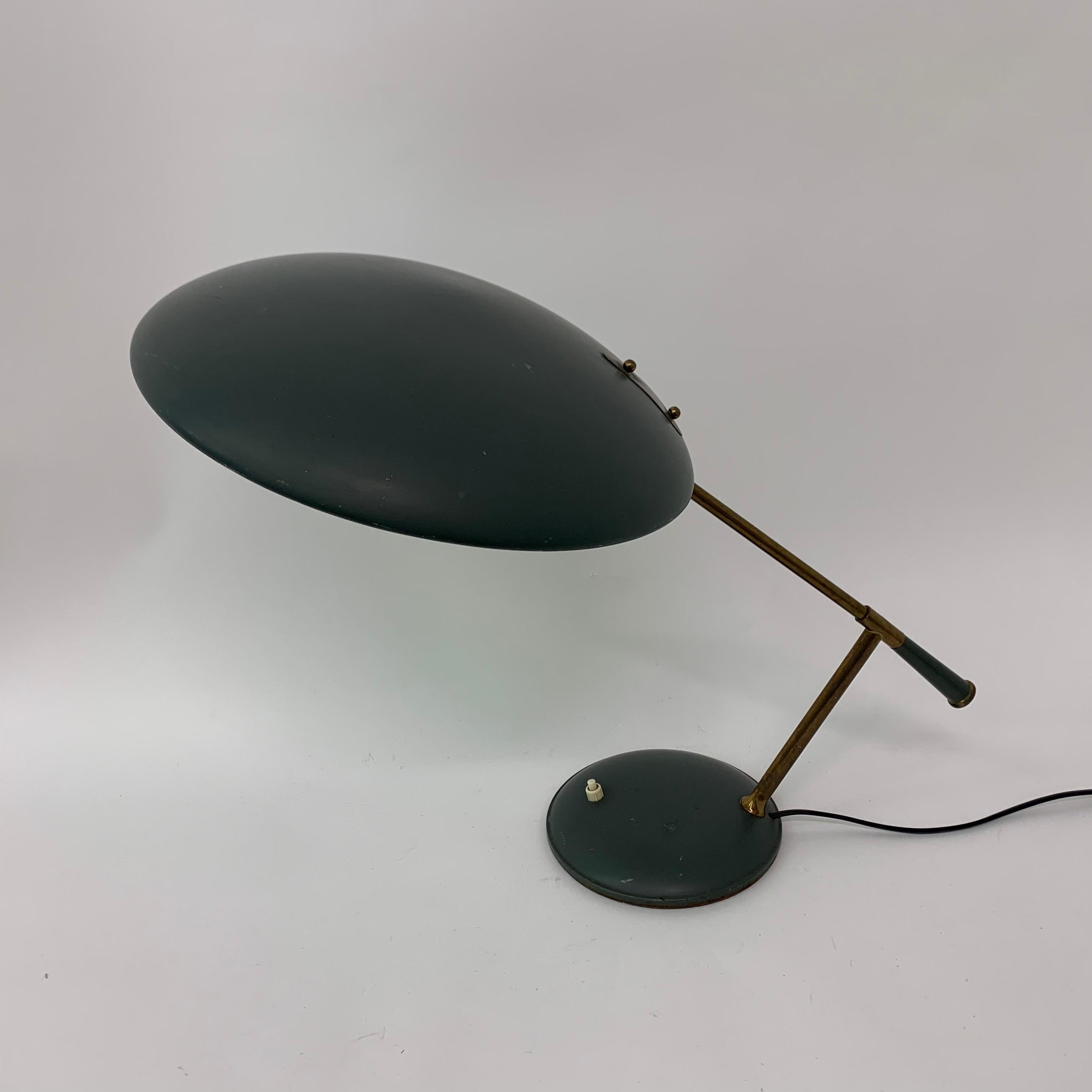 Rare Vintage Table Lamp by Louis C. Kalff for Philips, 1950s For Sale 6