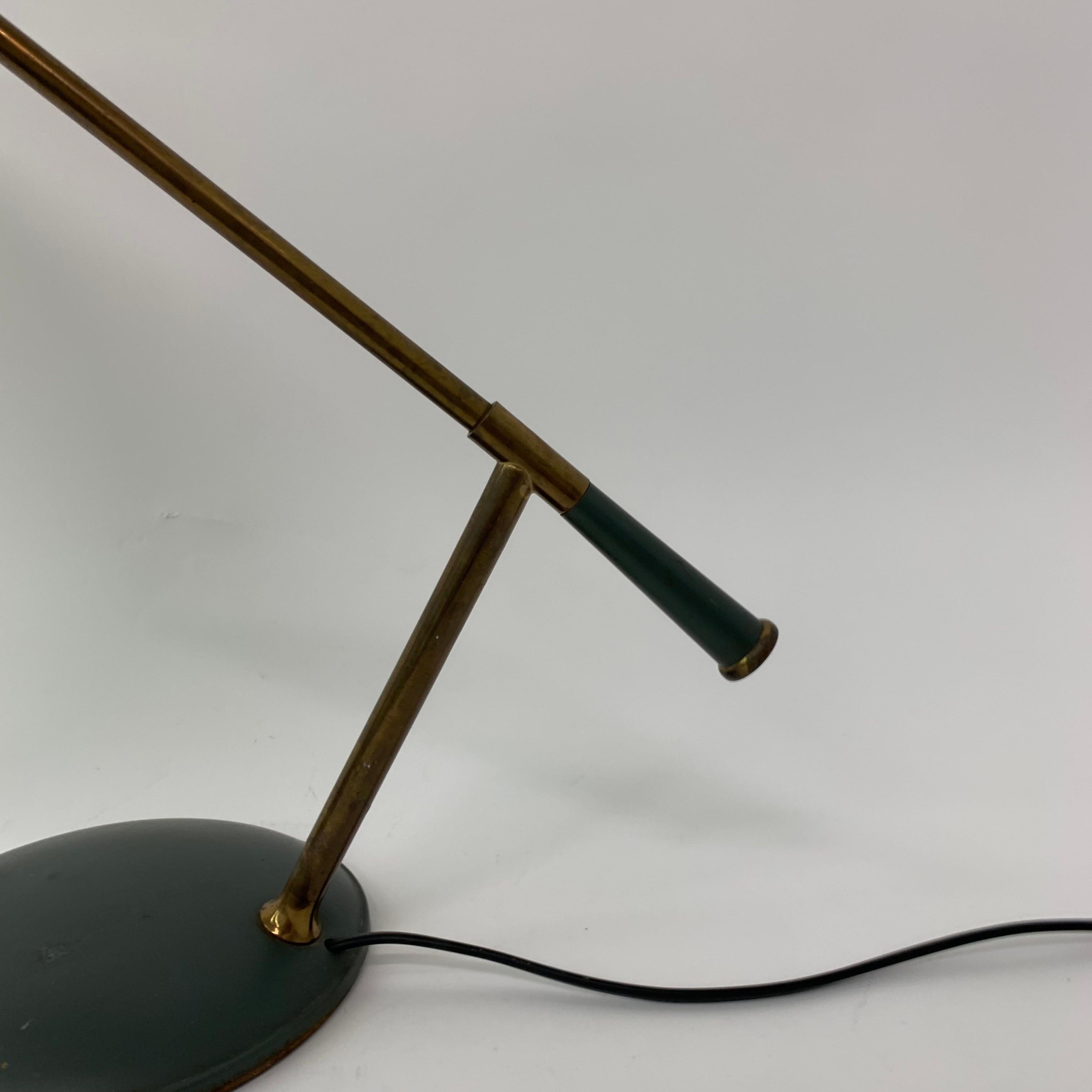 Milieu du XXe siècle Rare lampe de bureau vintage de Louis C. Kalff pour Philips, années 1950 en vente