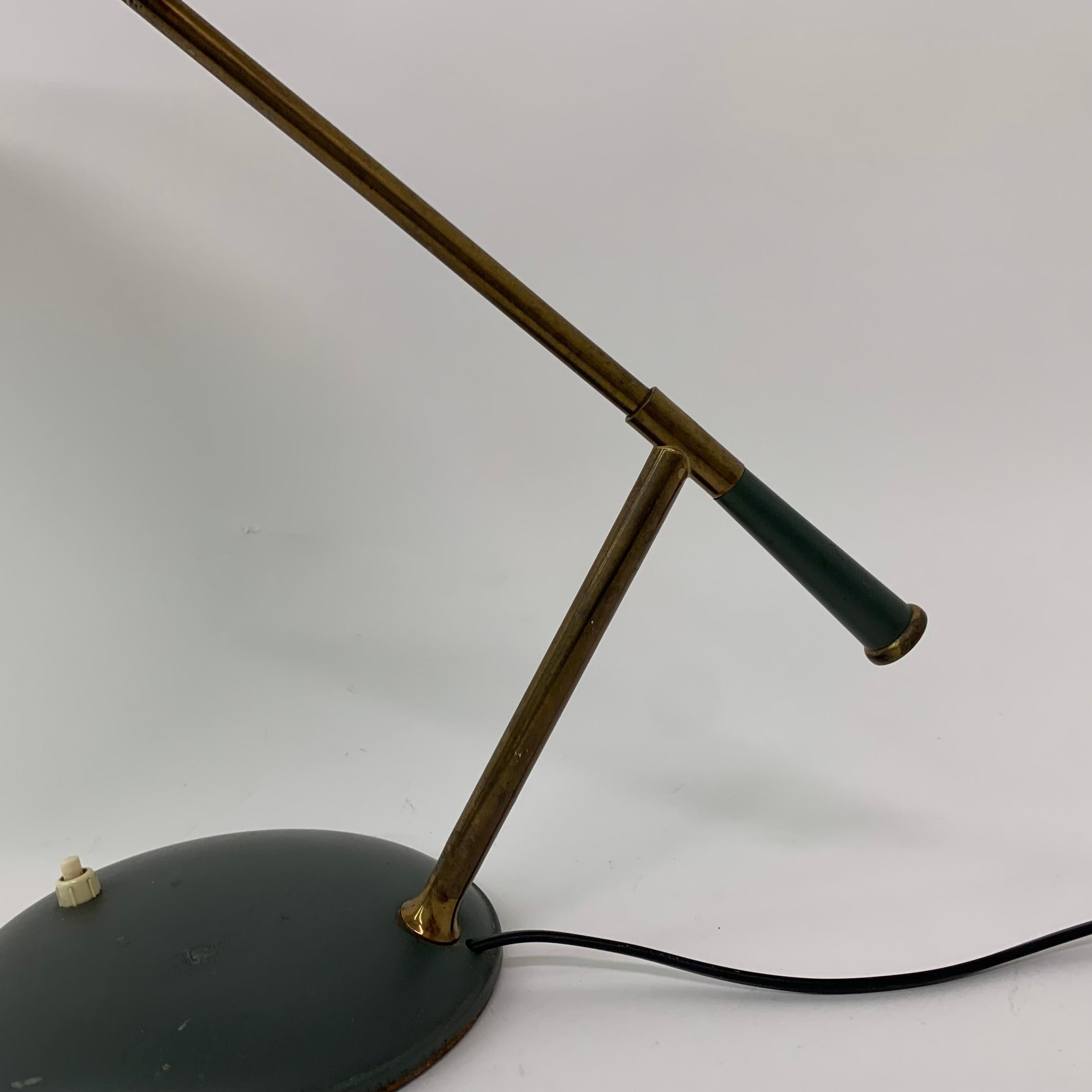 Rare Vintage Table Lamp by Louis C. Kalff for Philips, 1950s For Sale 2