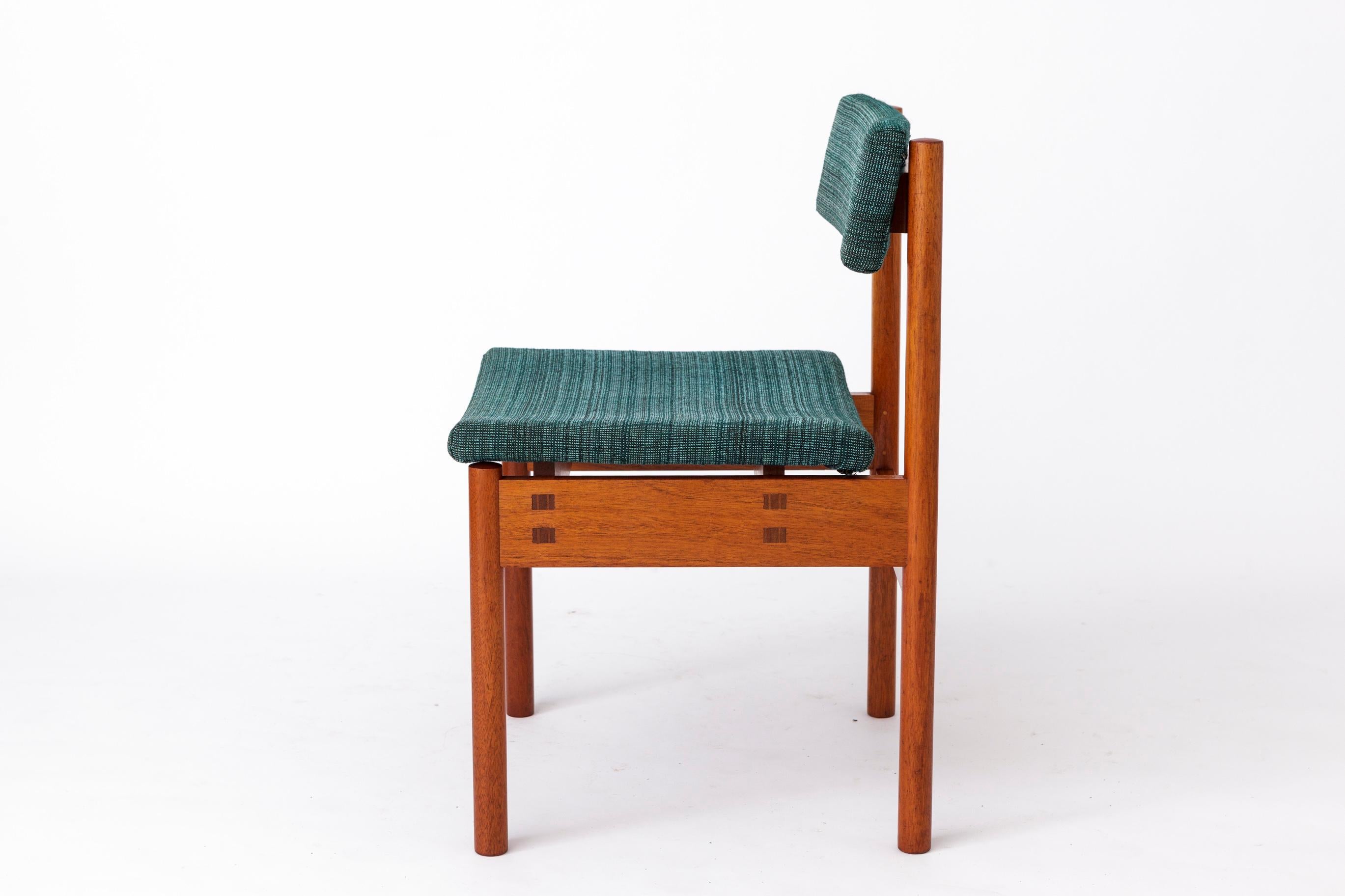 Polished Rare Vintage Teak Desk Chair  Mid-Century Office Chair (1960s-1970s)  Original
