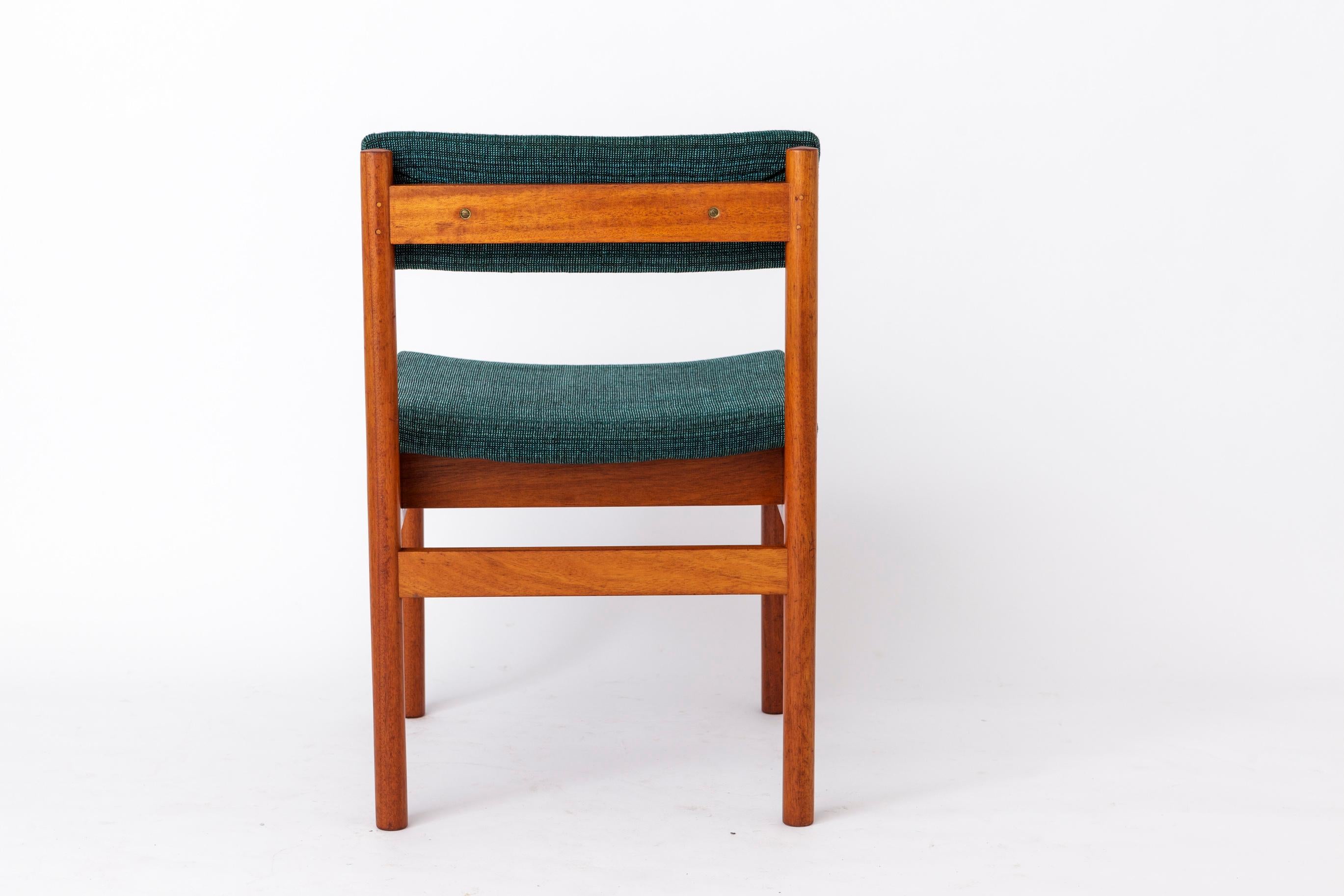 Rare Vintage Teak Desk Chair  Mid-Century Office Chair (1960s-1970s)  Original 1