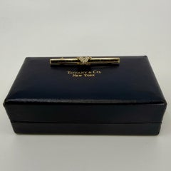 Rare Vintage Tiffany & Co Diamond Sapphire 18k Gold Signature X Cross Brooch