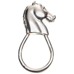 Rare Vintage Tiffany & Co. Sterling Silver Horse Keyring Keychain, Italy