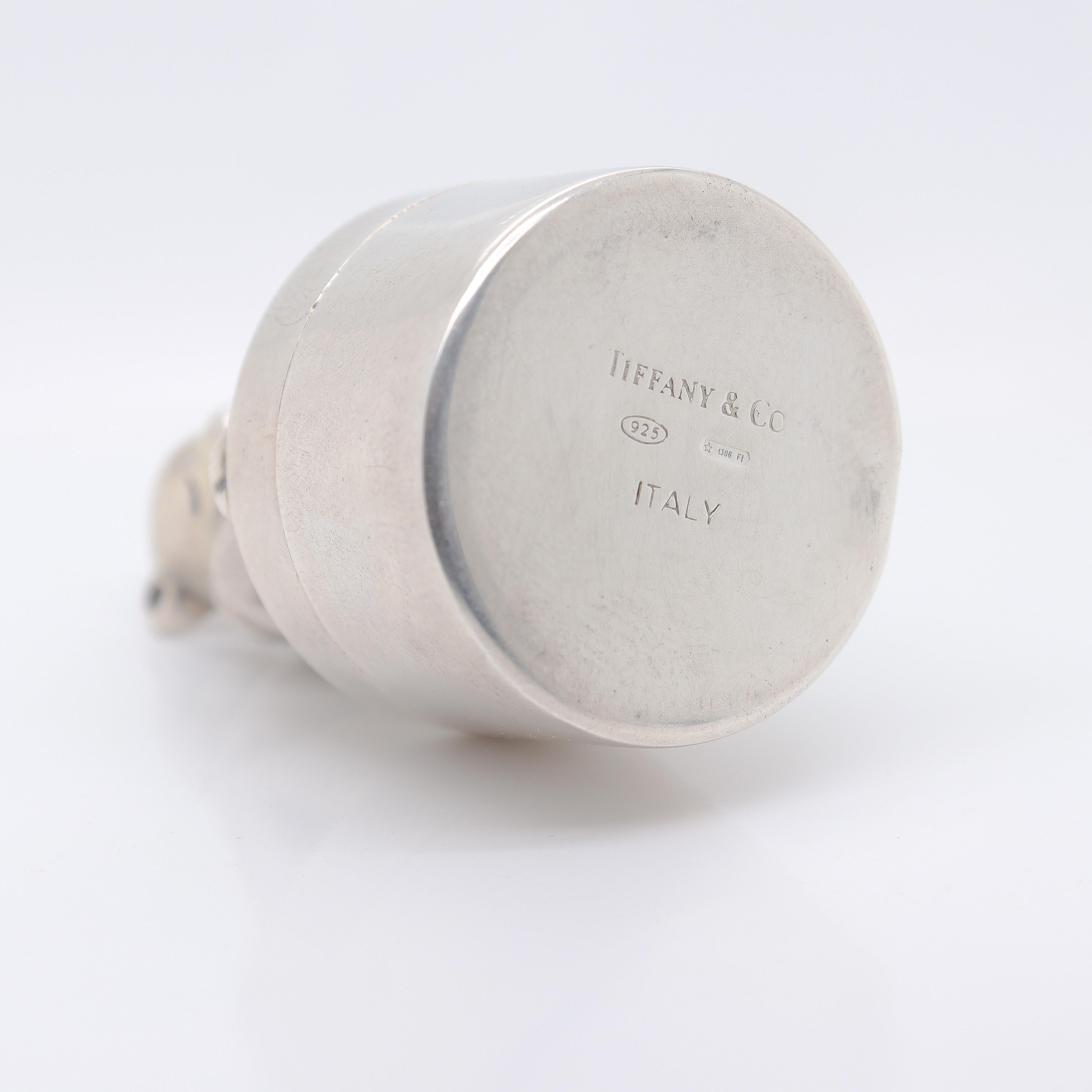 Seltenes Vintage von Tiffany & Co. Fairy Box aus Sterlingsilber mit Schmetterlingsbären 9