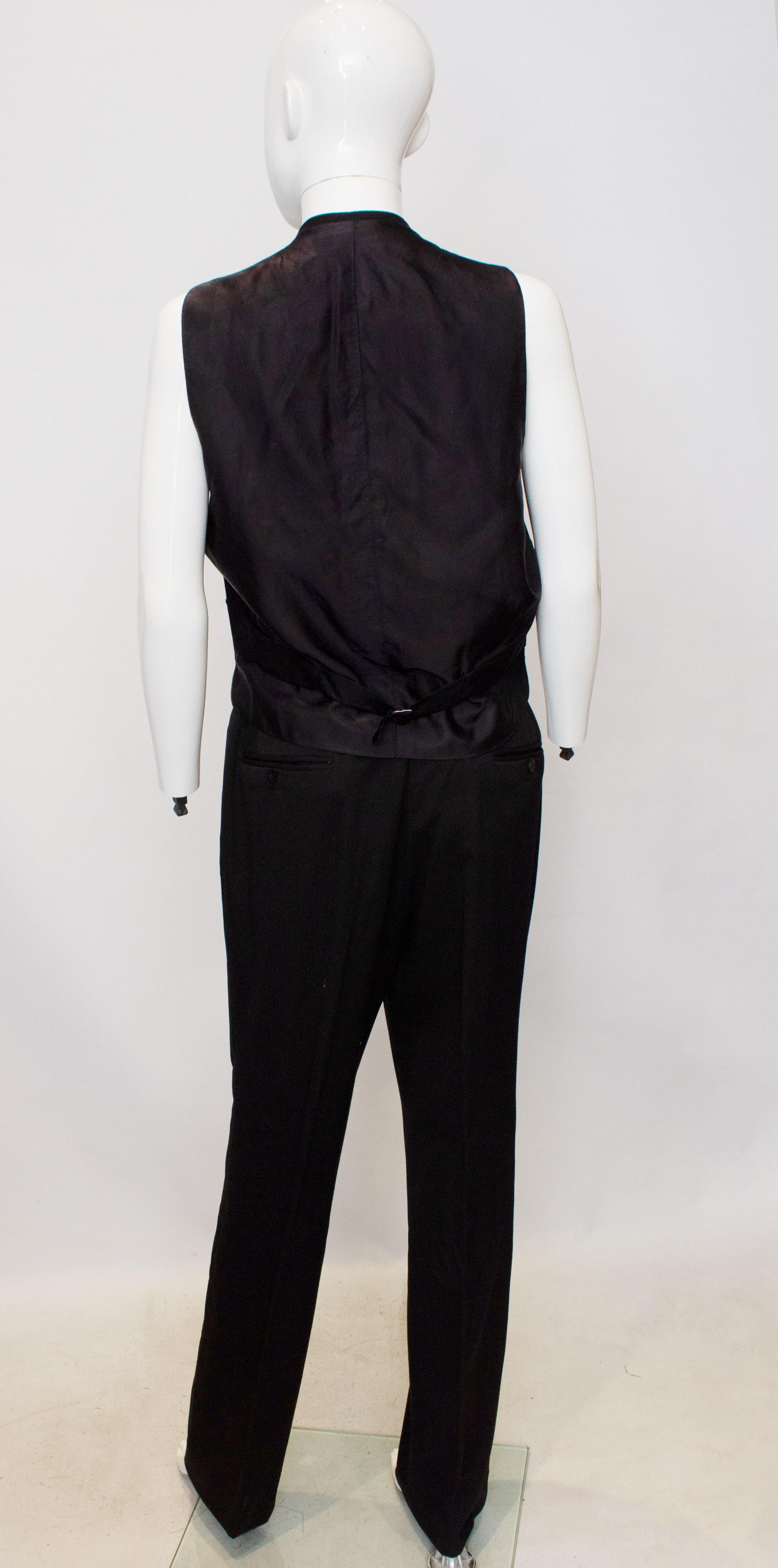 Men's Rare Vintage Trousers by A Caraceni made for Karl Lagerfeld