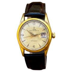 Rare Vintage Tudor Prince Oysterdate Ref 7914 Automatic Gold Capped Watch