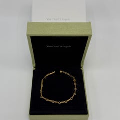 Rare Vintage Van Cleef & Arpels 18k Yellow Gold Paperclip Link Chain Bracelet