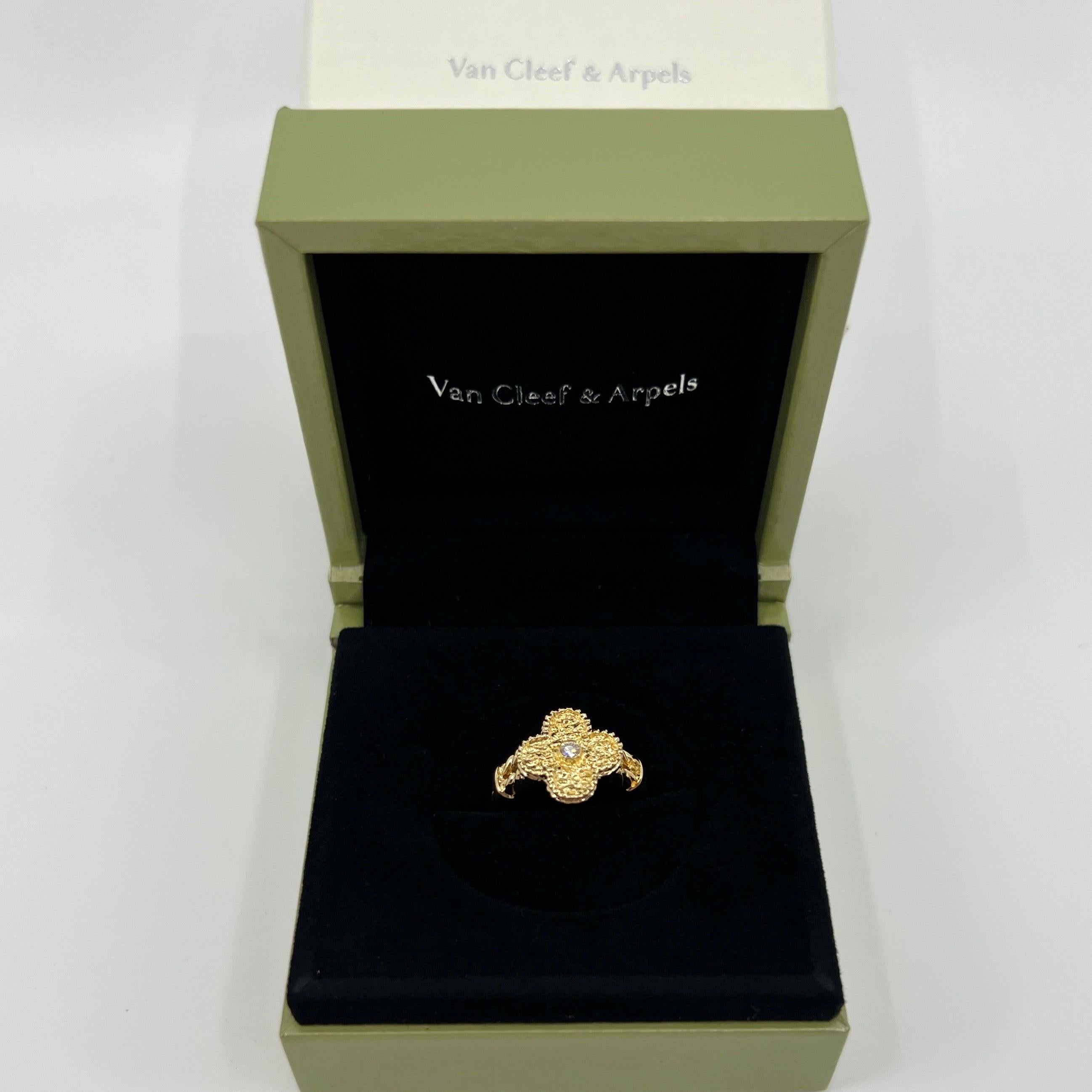 van cleef vintage alhambra ring