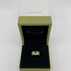 Raro anello d'epoca Van Cleef & Arpels in oro 18 carati con castone e castone rubino