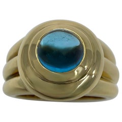 Raro anello d'epoca Van Cleef & Arpels in oro 18 carati con castone e castone rubino