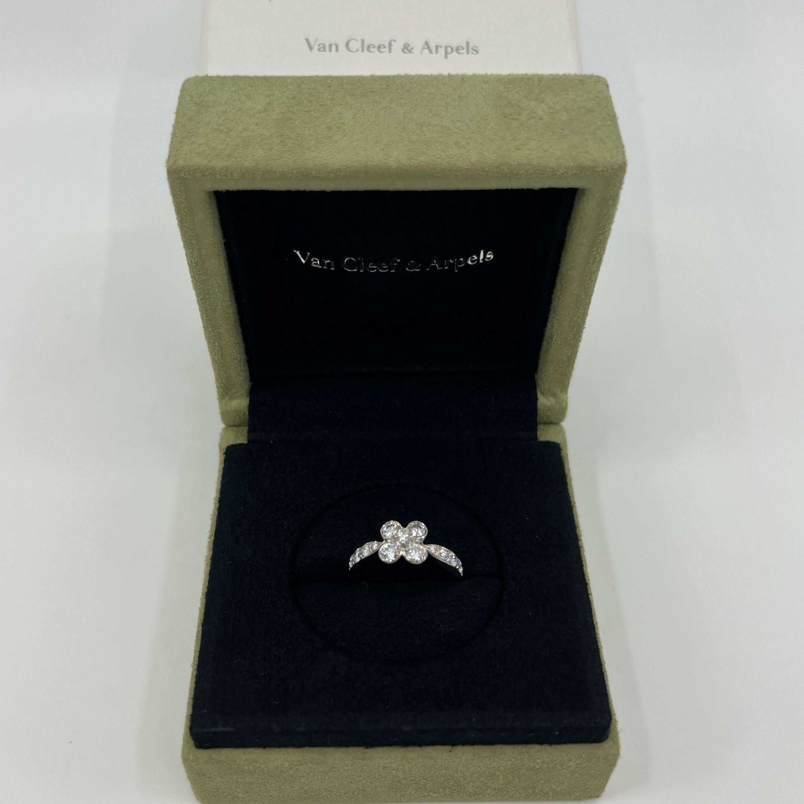 van cleef flower ring