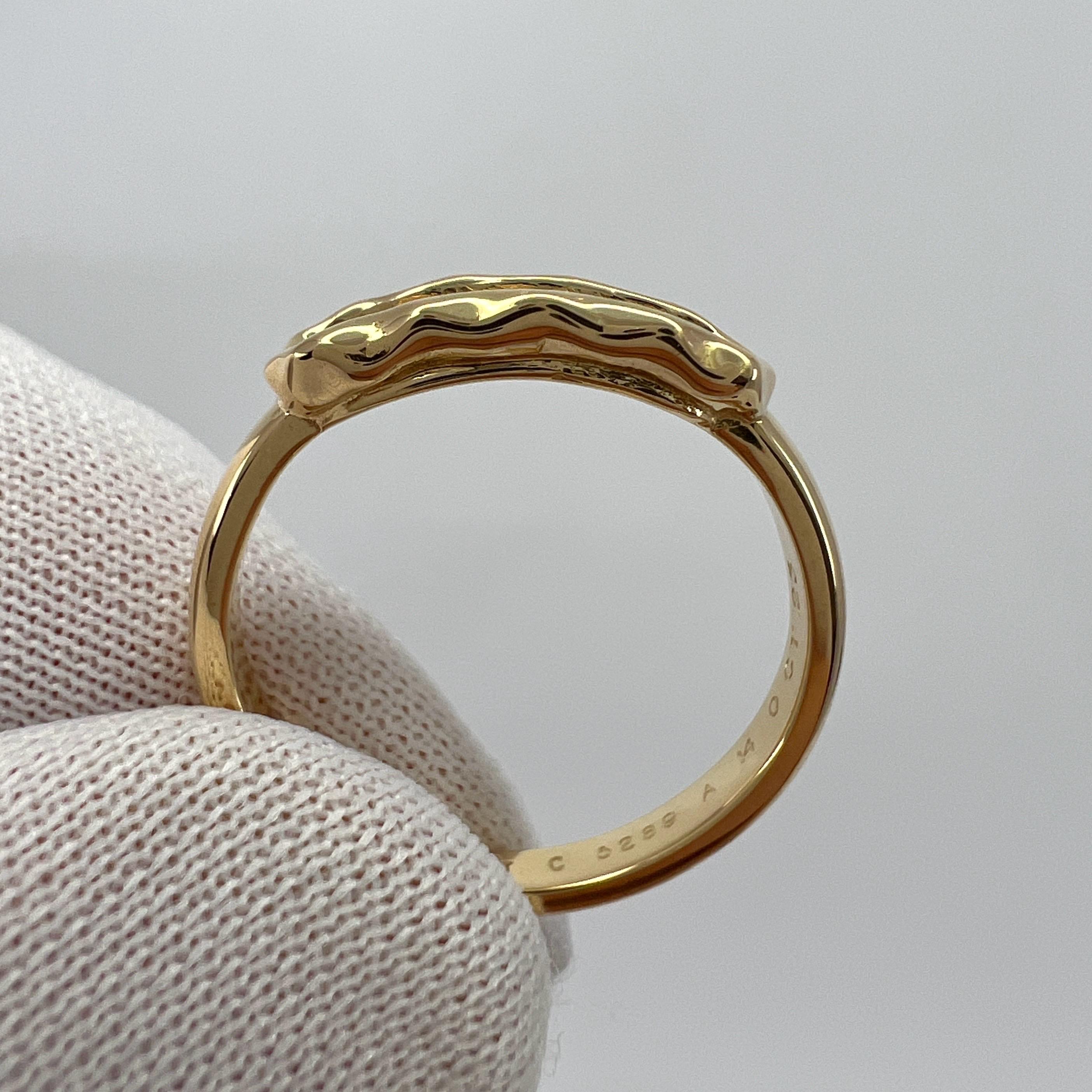 Seltener Vintage Van Cleef & Arpels Pavé Diamant 18k Gelbgold Fünf Stein Ring für Damen oder Herren