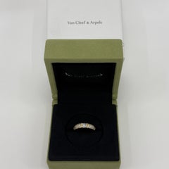 Rare Vintage Van Cleef & Arpels Princess Cut Diamond 18k Yellow Gold Band Ring