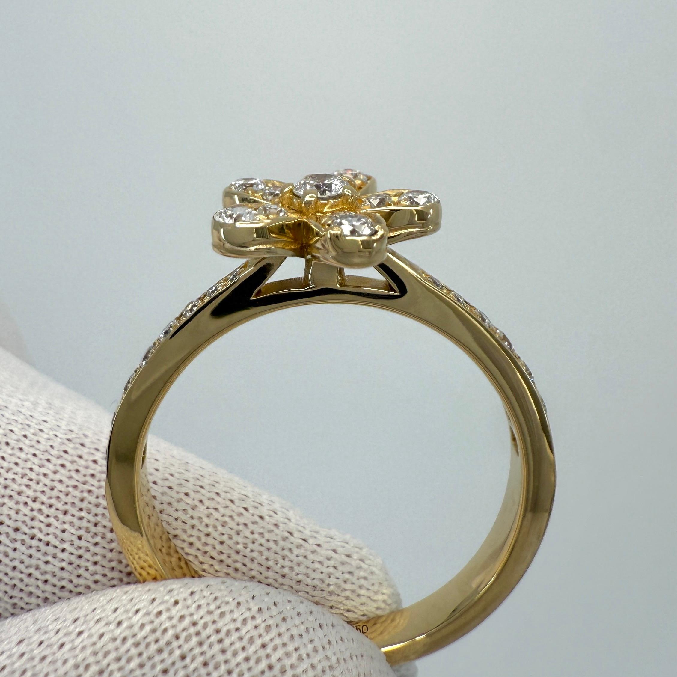 Raro anello vintage Van Cleef & Arpels Socrate con diamante in oro giallo 18 ct. in vendita 2