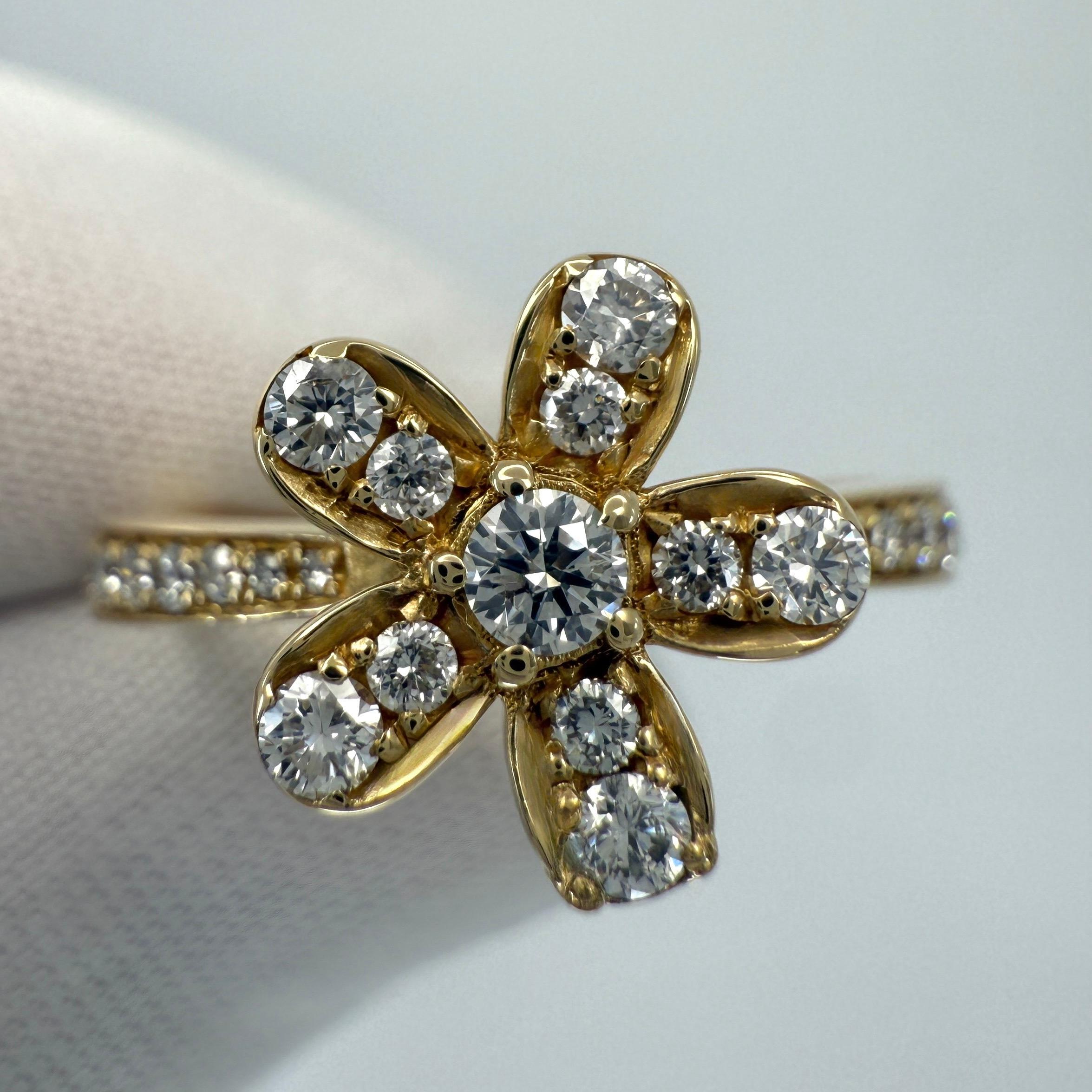 Raro anello vintage Van Cleef & Arpels Socrate con diamante in oro giallo 18 ct. in vendita 3