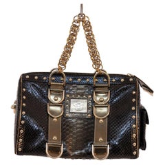 Rare Used Versace Handbag in Leather