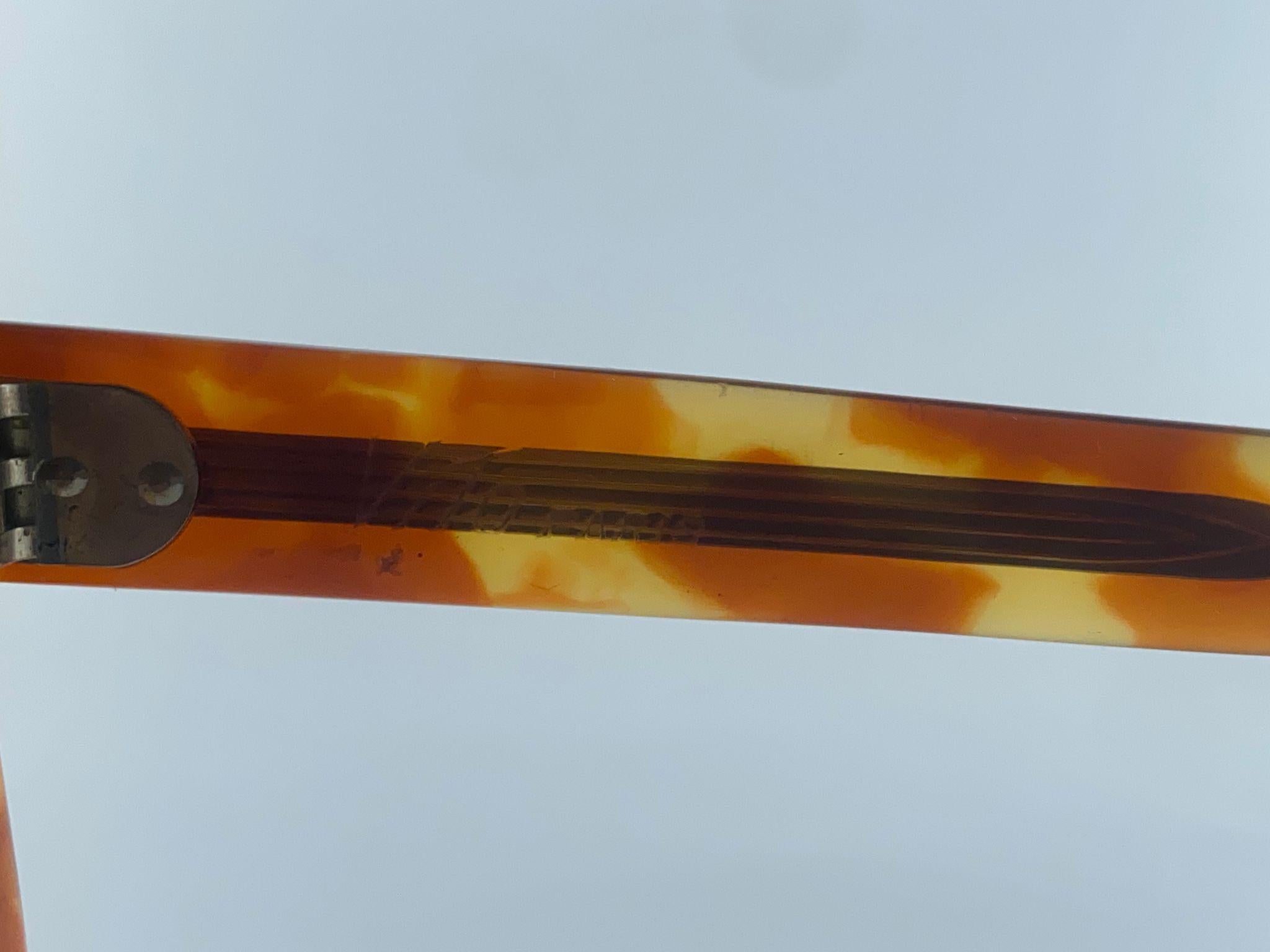 Rare Vintage Vito Paris Handmade Tortoise 1970's Sunglasses Paris Unisexe en vente