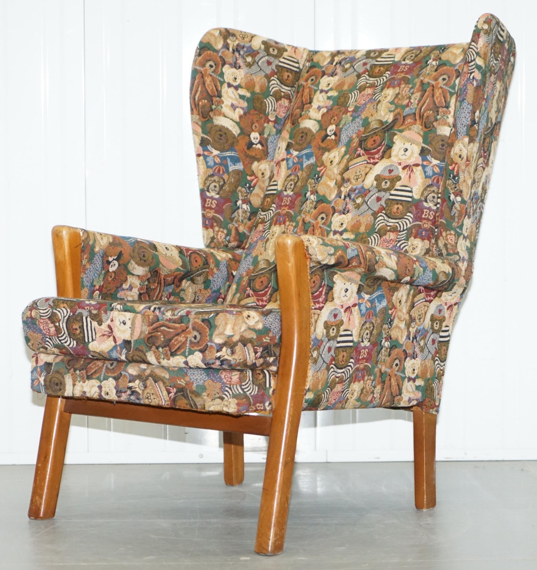 vintage parker knoll wingback chair