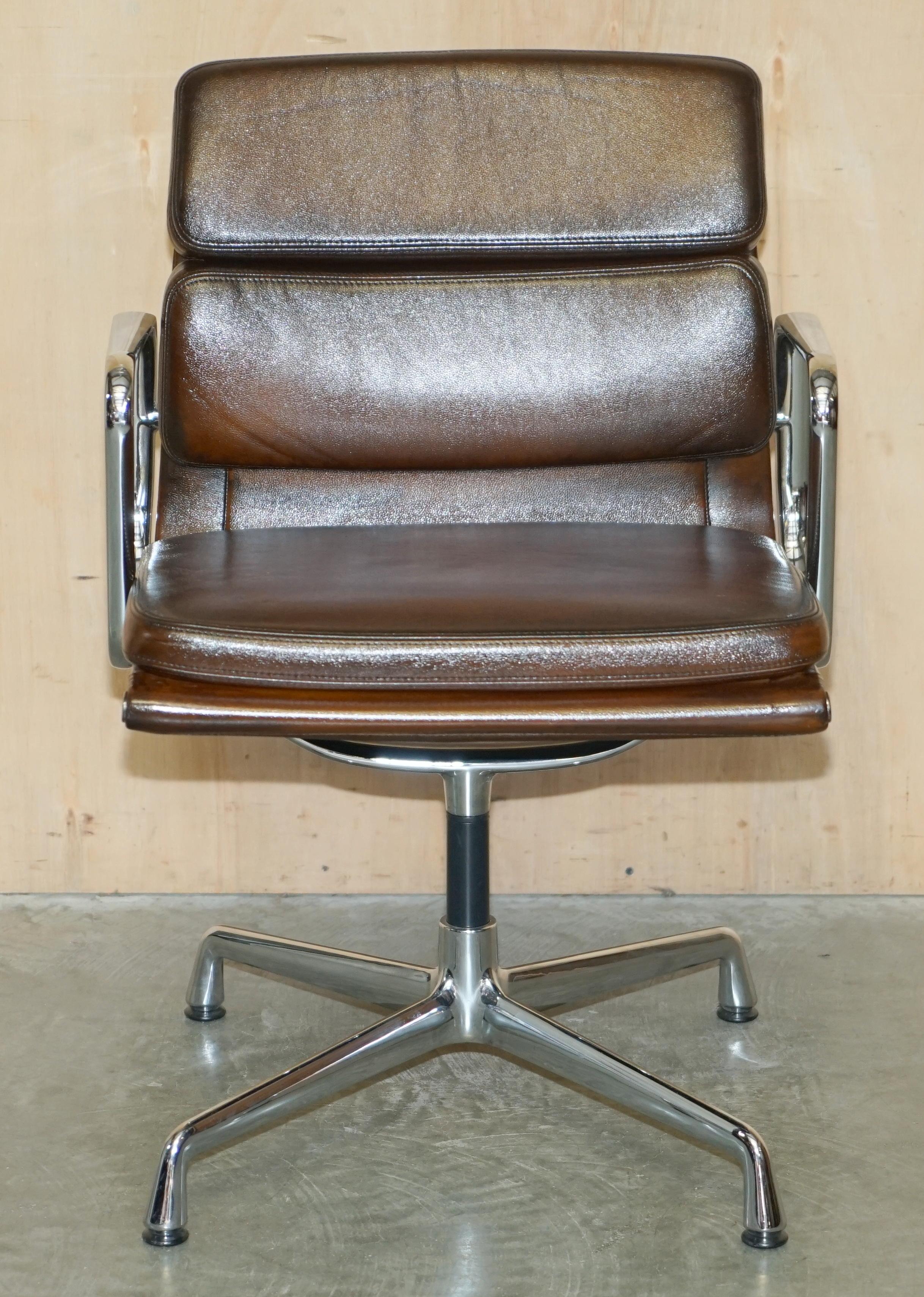 Royal House Antiques

Royal House Antiques is delighted to offer for sale this one of a kind, hand dyed, Vitra Eames EA 208 soft pad swivel office chair in Cigar brown leather RRP £3,337

Please note the delivery fee listed is just a guide, it