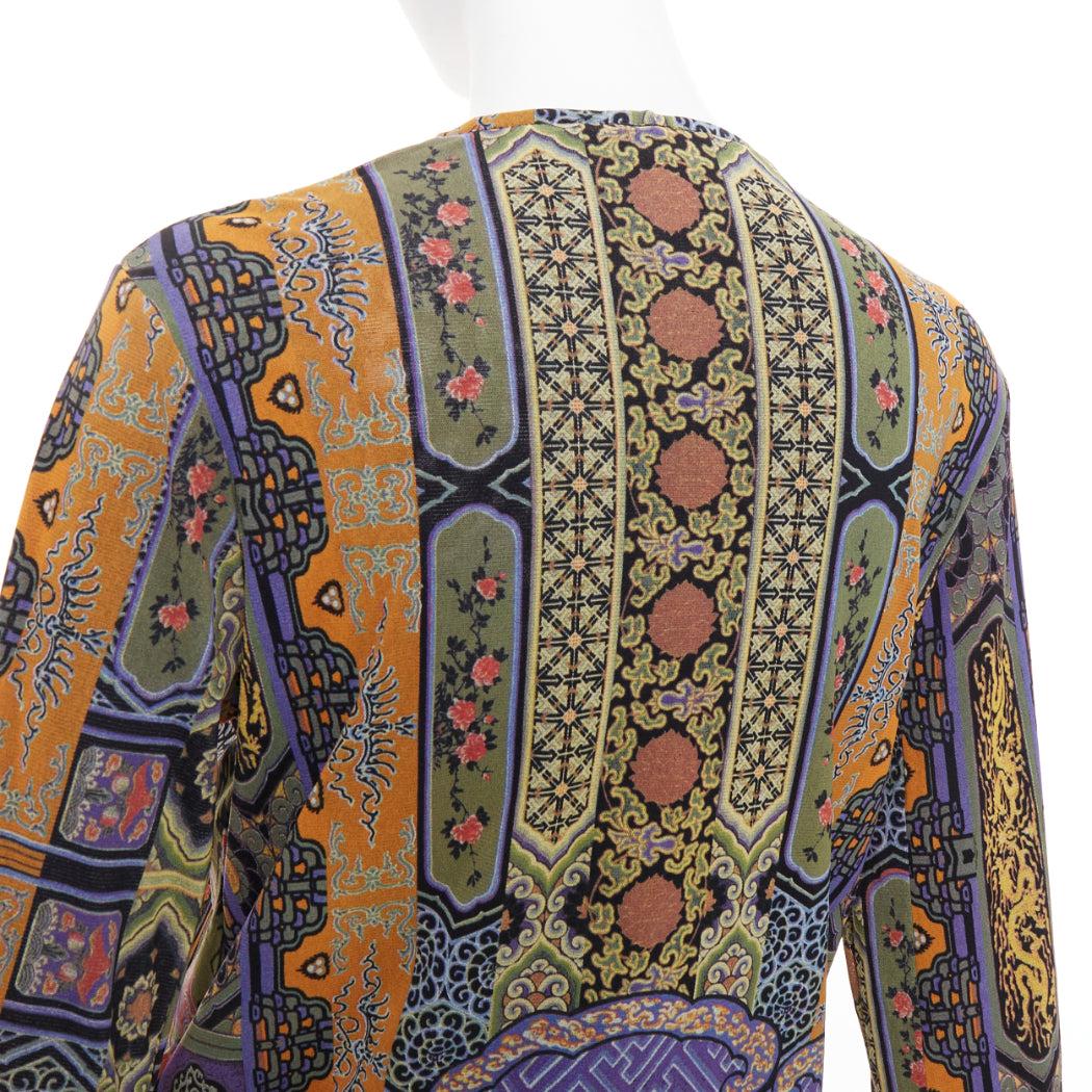 rara chaqueta bomber con estampado de pájaros dragón Dinastía chinoiserie morada VIVIENNE TAM
Referencia: TGAS/F00278
Marca: Vivienne Tam
Material: Tejido
Color: Caqui, Morado
Patrón: Étnico
Cierre: cremallera

CONDICIÓN:
Estado: Excelente, este