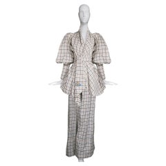 Seltener Vivienne Westwood H/W 1993 Archivalischer Tartan-Anzug Red Label 90er Jahre