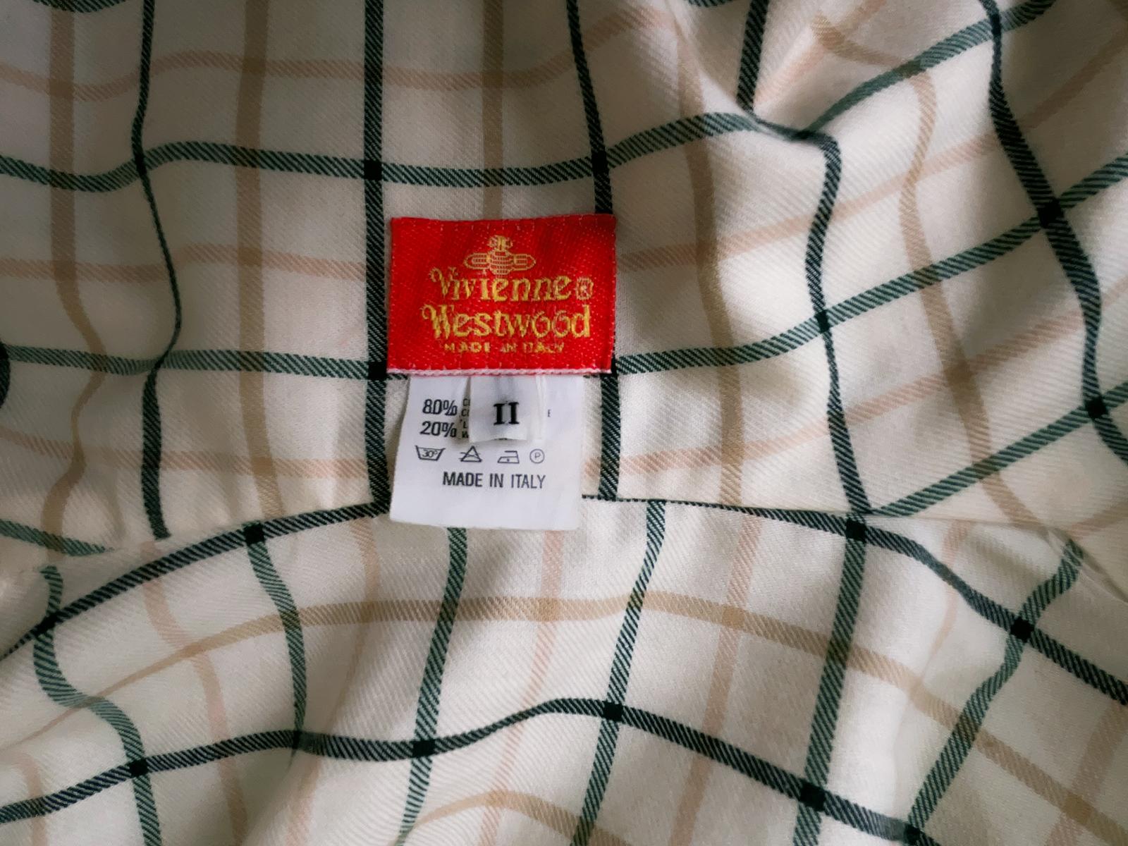 Rare Vivienne Westwood FW1993 Archival Tartan Suit Red Label 90s For Sale 6