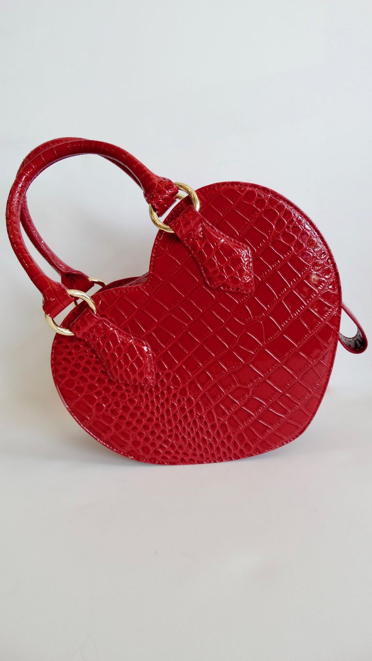 Vivienne Westwood Rosa Chancery Heart Bag - Pink Handle Bags