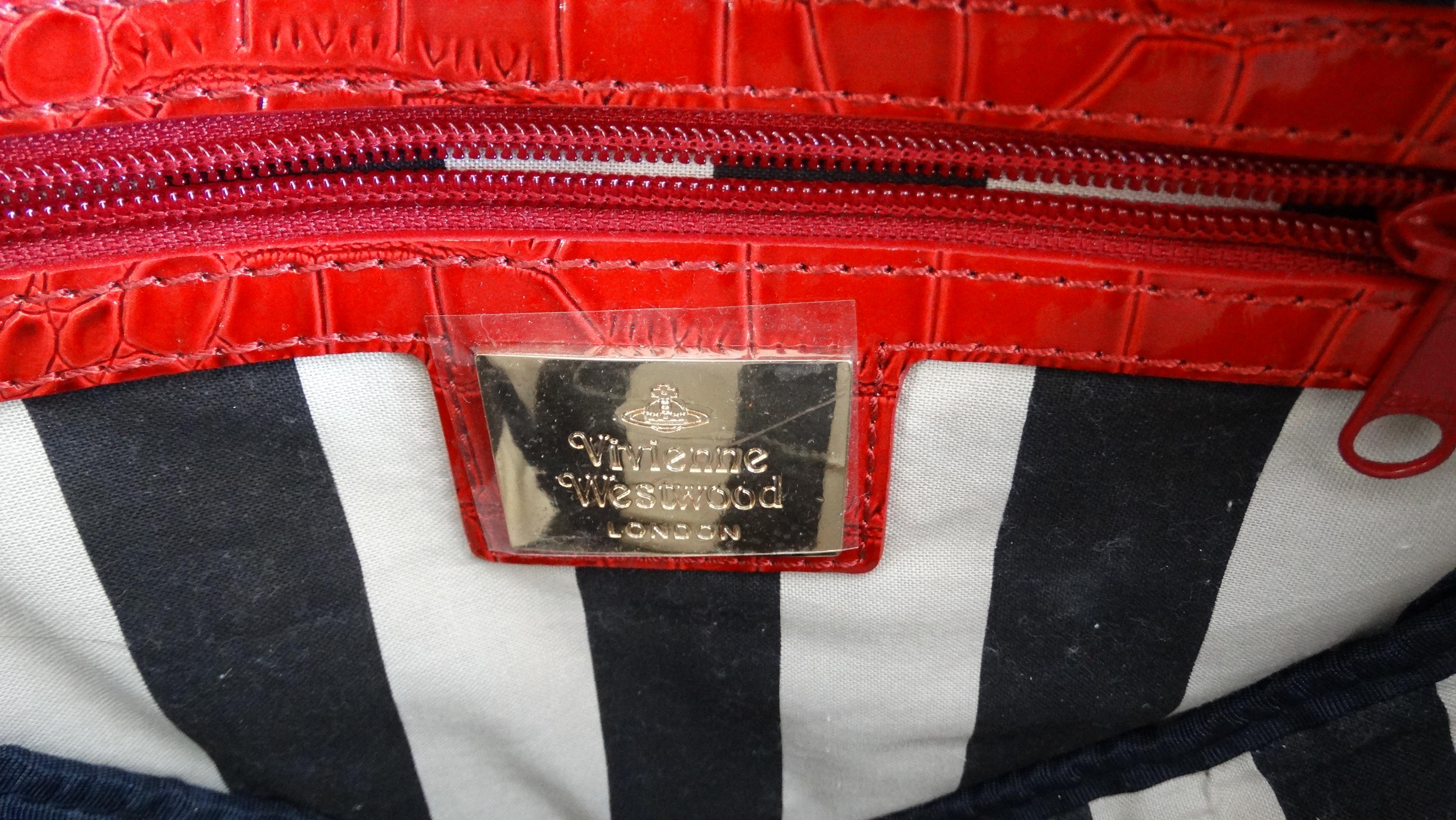 Rare Vivienne Westwood Red Chancery Heart Bag In Good Condition In Scottsdale, AZ