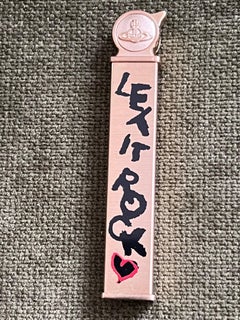 Rare “Vivienne Westwood” Retro Vintage Slim Gold Lighter, British Punk/Rock